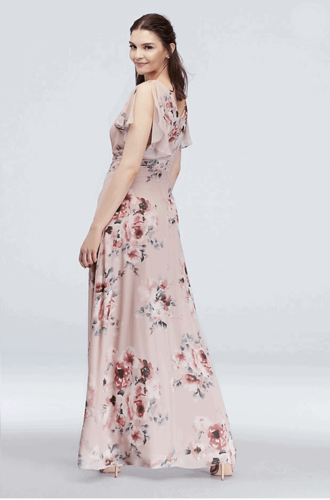 Long floral mother of the bride dresses 2025
